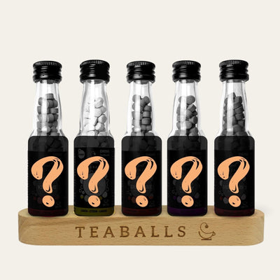 TEABALLS Sæt med 5 glasflasker - Teaballs