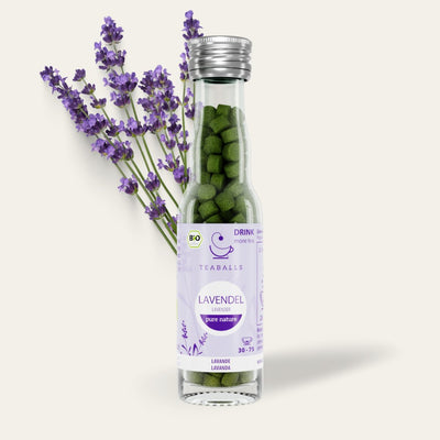 TEBALLS - Lavendel Økologisk | ren natur | 30-75 kopper - Teaballs